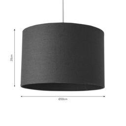 Harbour Studio Ascot Green Cylinder Lamp Shade (D)30Cm - thumbnail 6
