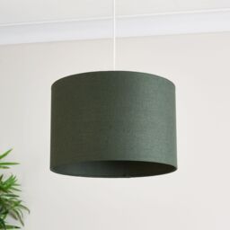 Harbour Studio Ascot Green Cylinder Lamp Shade (D)30Cm - thumbnail 5