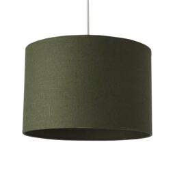 Harbour Studio Ascot Green Cylinder Lamp Shade (D)30Cm - thumbnail 2