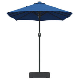 Berkfield Garden Parasol Blue 385 X 209 X 244 Cm Fabric - thumbnail 5