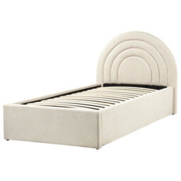 Beliani Kids Ottoman Bed Fabric Anet 90 X 200 Cm (Eu Single) Beige - thumbnail 5