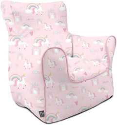 rucomfy Beanbags Rucomfy Indoor Unicorn Castle Kids Bean Bag Chair - Soft Comfortable Seat - thumbnail 2