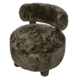 Beliani Armchair Hamina Faux Fur Dark Green - thumbnail 7