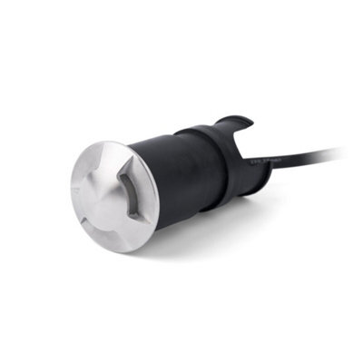 Luminosa Lighting Luminosa Kane Led Recessed Outdoor Ground Light Matt Nickel 2700K Ip67 - Three Direction