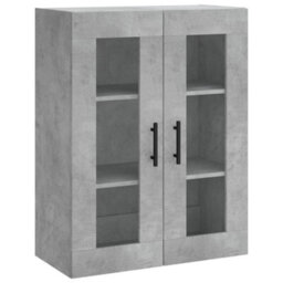 Berkfield Elegant Highboard Concrete Grey 69.5X34X180 Cm Engineered Wood - thumbnail 5