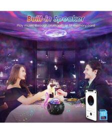 3 In 1 Star Lights Projector Led Galaxy Night Light Starry Sky Lamp - thumbnail 3