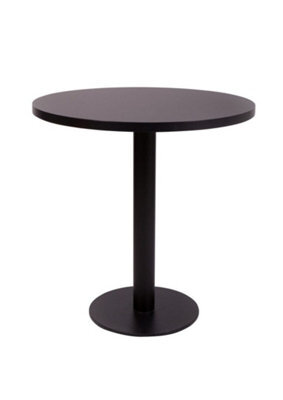 Gorzan Cast Iron Quality Round Table Black Large Dining Black Laminate 600mm Diameter Round - image 1