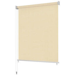 Berkfield Outdoor Roller Blind 120X230 Cm Cream - thumbnail 1