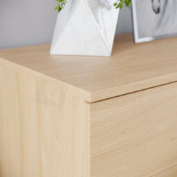 Riano Chest Of Drawers Pine 5 Drawer Metal Handles Runners Bedroom Furniture - thumbnail 3