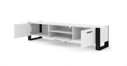 Arte Modern Nuka Tv Cabinet In White Matt W2000mm X H480mm X D430mm - thumbnail 2