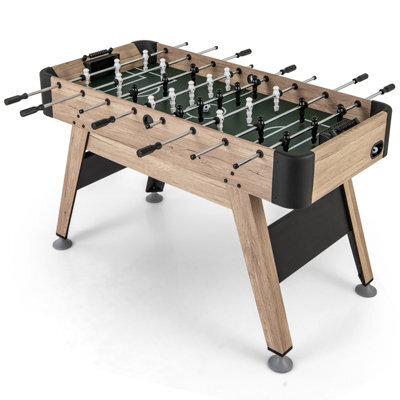 Costway 137Cm Foosball Table Freestanding Games Table With 2 Balls & 26 Players - image 1