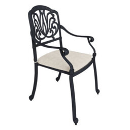 Charles Bentley Premium Furniture Cast Aluminium 4 Seater Outdoor Dining Set - thumbnail 4