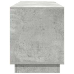 Berkfield Tv Cabinet With Led Lights Concrete Grey 160.5X41X50 Cm - thumbnail 8