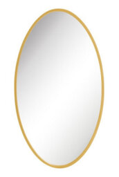 Mirroroutlet The Ovale Gold Metal Framed Oval Garden Wall Mirror 180Cm X 100Cm - thumbnail 2