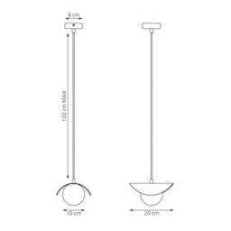 Emibig Lighting Emibig Ritual Sml Pendant Lamp 1 X G9 Beige - thumbnail 8