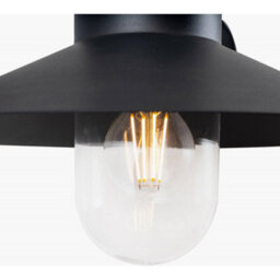 Pacific Lifestyle Dark Grey Mains Powered Outdoor Wall Light Fisherman Garden Lights - thumbnail 5
