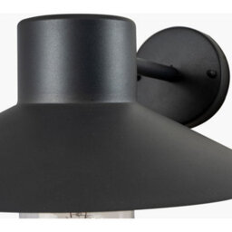 Pacific Lifestyle Dark Grey Mains Powered Outdoor Wall Light Fisherman Garden Lights - thumbnail 6