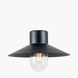 Pacific Lifestyle Dark Grey Mains Powered Outdoor Wall Light Fisherman Garden Lights - thumbnail 3