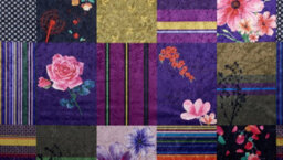 Sofa 3 Seater In Multicolour Fabric Patchwork Sofa - thumbnail 7