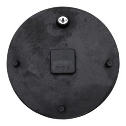 Vintage Black Resin Wall Clock Big Roman Numerals Open Face Home Office Clocks - thumbnail 4