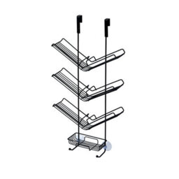 Showerdrape Atrium 3 Tier Hanging Black Shower Caddy - thumbnail 4