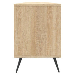Berkfield Sturdy Tv Cabinet Sonoma Oak 150X30X44.5 Cm Engineered Wood - thumbnail 7