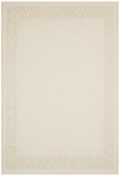 Natural Bordered Modern Easy To Clean Rug For Dining Room-160Cm X 230Cm - thumbnail 1