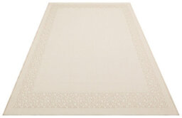 Natural Bordered Modern Easy To Clean Rug For Dining Room-160Cm X 230Cm - thumbnail 5