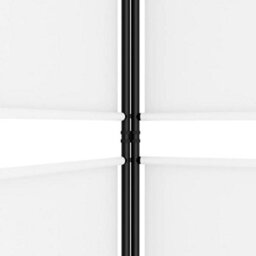 Berkfield 5-Panel Room Divider White 250X180 Cm Fabric - thumbnail 7