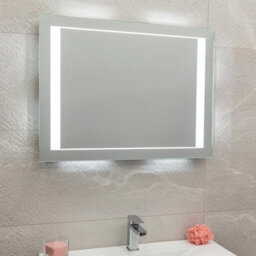 Plum&clay Dakota Led Illuminated Backlit Bathroom Mirror With Demister (H)600mm (W)800mm - thumbnail 3