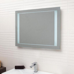 Plum&clay Dakota Led Illuminated Backlit Bathroom Mirror With Demister (H)600mm (W)800mm - thumbnail 2