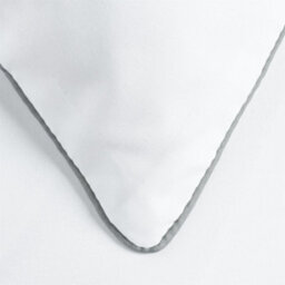 OHS Luxury Duvet Cover Set Piped Edge Soft Quilt Pillowcase Bedding - thumbnail 3