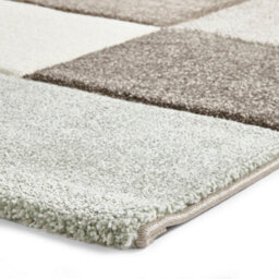 Grey/green Rug, Stain-Resistant Handmade Rug, Geometric Rug, Modern Rug For Bedroom, & Dining Room-120Cm X 170Cm - thumbnail 5
