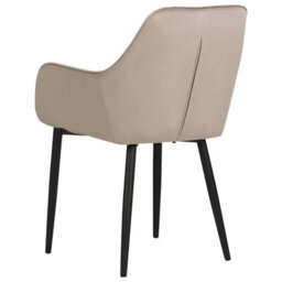 Beliani Set Of 2 Dining Chairs Wellston Velvet Taupe - thumbnail 6