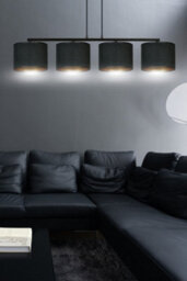 Emibig Lighting Emibig Hilde Pendant Lamp 4 X E27 Black With Black Shade - thumbnail 8