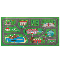 Beliani Kids Rug Tutak Green 80 X 150 Cm - thumbnail 1
