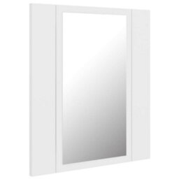 Vidaxl Led Bathroom Mirror Cabinet White 40X12X45 Cm Acrylic - thumbnail 8