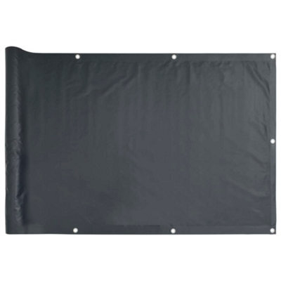 Vidaxl Balcony Screen Anthracite 120X400 Cm Oxford Fabric - image 1