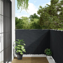 Vidaxl Balcony Screen Anthracite 120X400 Cm Oxford Fabric - thumbnail 2