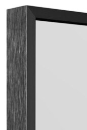 "Mirroroutlet Artus - Black Aluminium Edged Full Length Wall Leaner Mirror 68"" X 43"" (174Cm X 110Cm)" - thumbnail 7