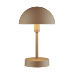 Nordlux Ellen Outdoor Table Battery Light Brown Aluminium Intergrated Led 3-Level Dimming, Ip44