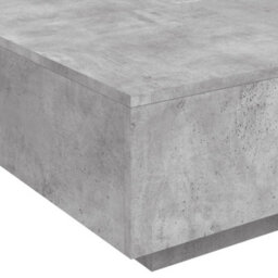 Berkfield Coffee Table Concrete Grey 80X80X31 Cm Engineered Wood - thumbnail 8