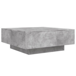 Berkfield Coffee Table Concrete Grey 80X80X31 Cm Engineered Wood - thumbnail 2
