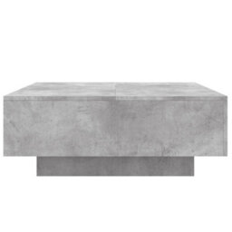 Berkfield Coffee Table Concrete Grey 80X80X31 Cm Engineered Wood - thumbnail 5