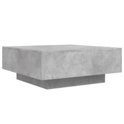 Berkfield Coffee Table Concrete Grey 80X80X31 Cm Engineered Wood - thumbnail 7