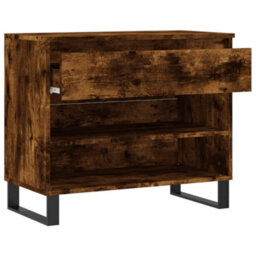 Walplus Shoe Cabinet Smoked Oak 70X36X60 Cm Engineered Wood - thumbnail 6