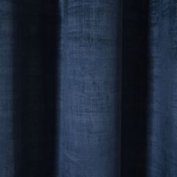 GoodHome Ruvor Navy Plain Woven Lined Eyelet Curtain (W)228Cm (L)228Cm, Pair - thumbnail 5