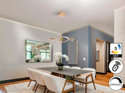 Luminosa Lighting Luminosa Romina Pendant Ceiling Light Gold Led 2700-5000K Remote Control - Uk Stock - thumbnail 2
