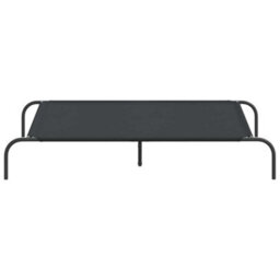 Walplus Black Elevated Dog Bed 130X80X20 Cm Oxford Fabric Steel Frame - thumbnail 4