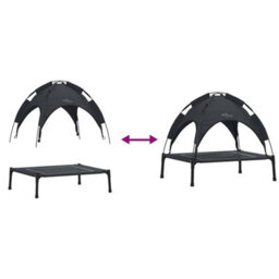 Walplus Black Dog Bed S Steel Package Content - thumbnail 9